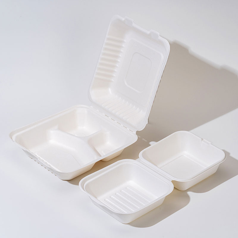 Sukkerrør masse clamshell