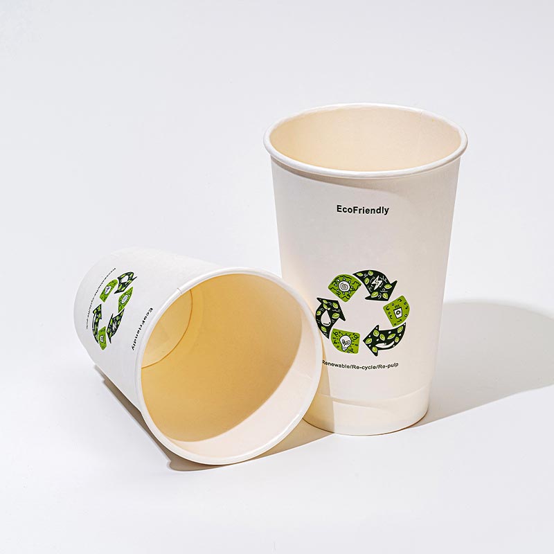 Vannbåren barrierekopp for hurtigmatrestauranter